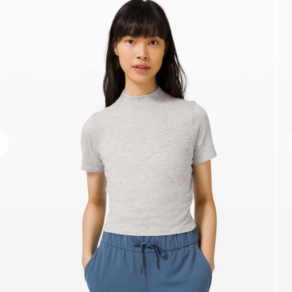 Lululemon Kitsilano Mock Neck Tee